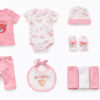 Wonderchildren 10 Pcs Newborn Baby Gift Set – Soft Cotton Baby Clothes Combo - Image 2