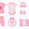 Wonderchildren 10 Pcs Newborn Baby Gift Set – Soft Cotton Baby Clothes Combo - Image 4