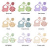 Silicone Baby Feeding Set With Plate Bowl Spoon Bib Cup | BPA Free - Image 4