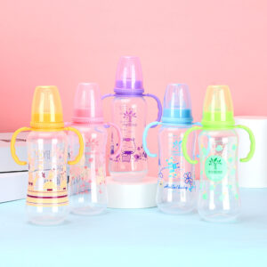 Baby Feeding Bottle With Handle 270ml BPA Free PP Bottle for 6+ Months Baby