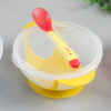 Baby Suction Feeding Bowl with Spoon & Lid – BPA Free Strong Grip Bowl - Image 4