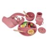 Silicone Baby Feeding Set With Plate Bowl Spoon Bib Cup | BPA Free - Image 2