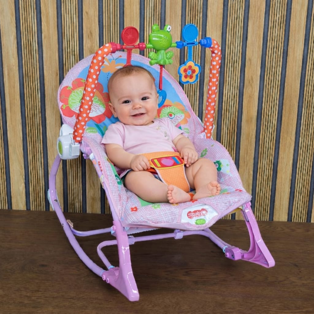 Baby Rocking Chair with Musical Toy & Vibration